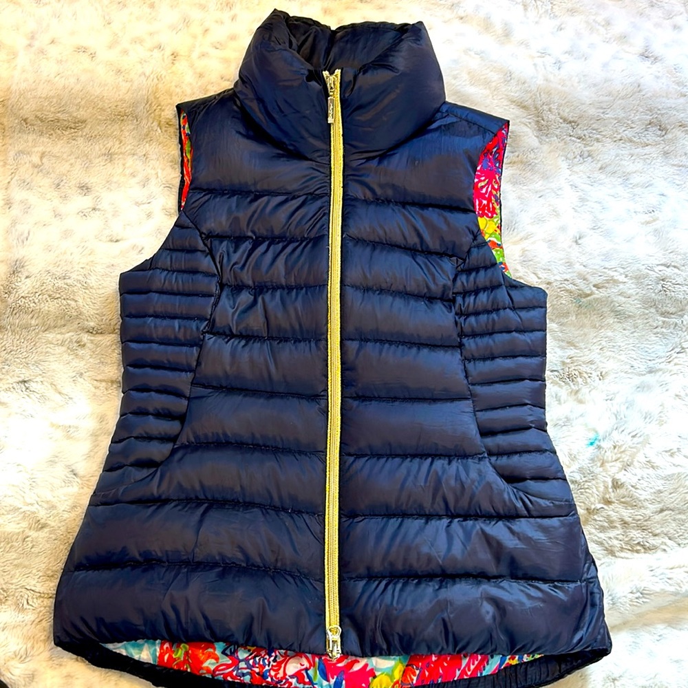 Lilly Pulitzer down puffer vest